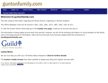 Tablet Screenshot of guntonfamily.com